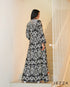 Printed Satin A-Line Dress 70631